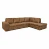 San Diego Open-end Sofa, Cognac 70% Læder (Højrevendt) -Sofaer Butik 24540