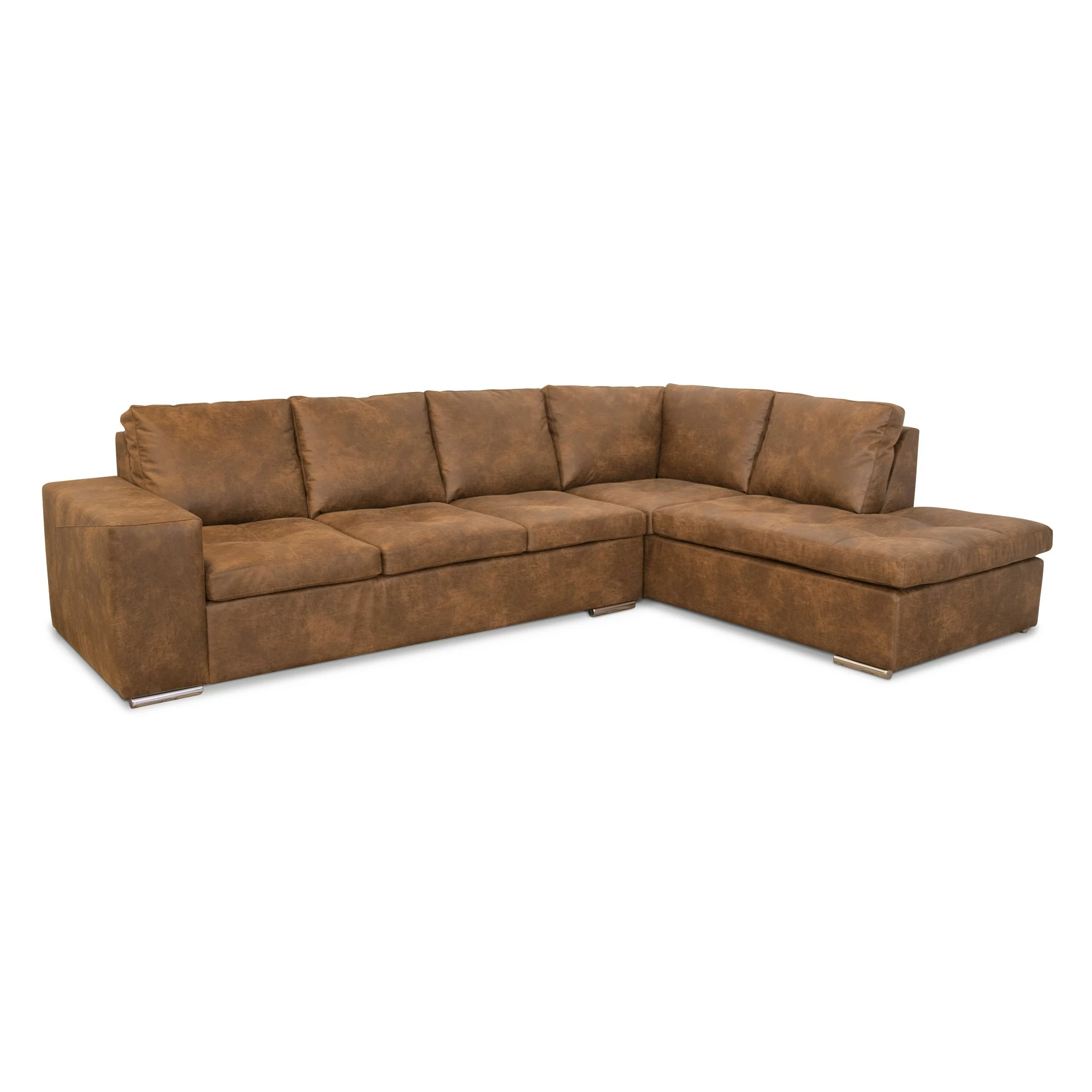 San Diego Open-end Sofa, Cognac 70% Læder (Højrevendt) 3 San Diego Open-end Sofa, Cognac 70% Læder (Højrevendt)