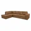 San Diego Open-end Sofa, Cognac 70% Læder (Venstrevendt) -Sofaer Butik 24541
