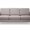 Alberta 3 Pers. Sofa, Grå M. Egetræsben -Sofaer Butik 25986