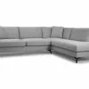 Monza Open-end Sofa, Lysegrå (Højrevendt) -Sofaer Butik 26093