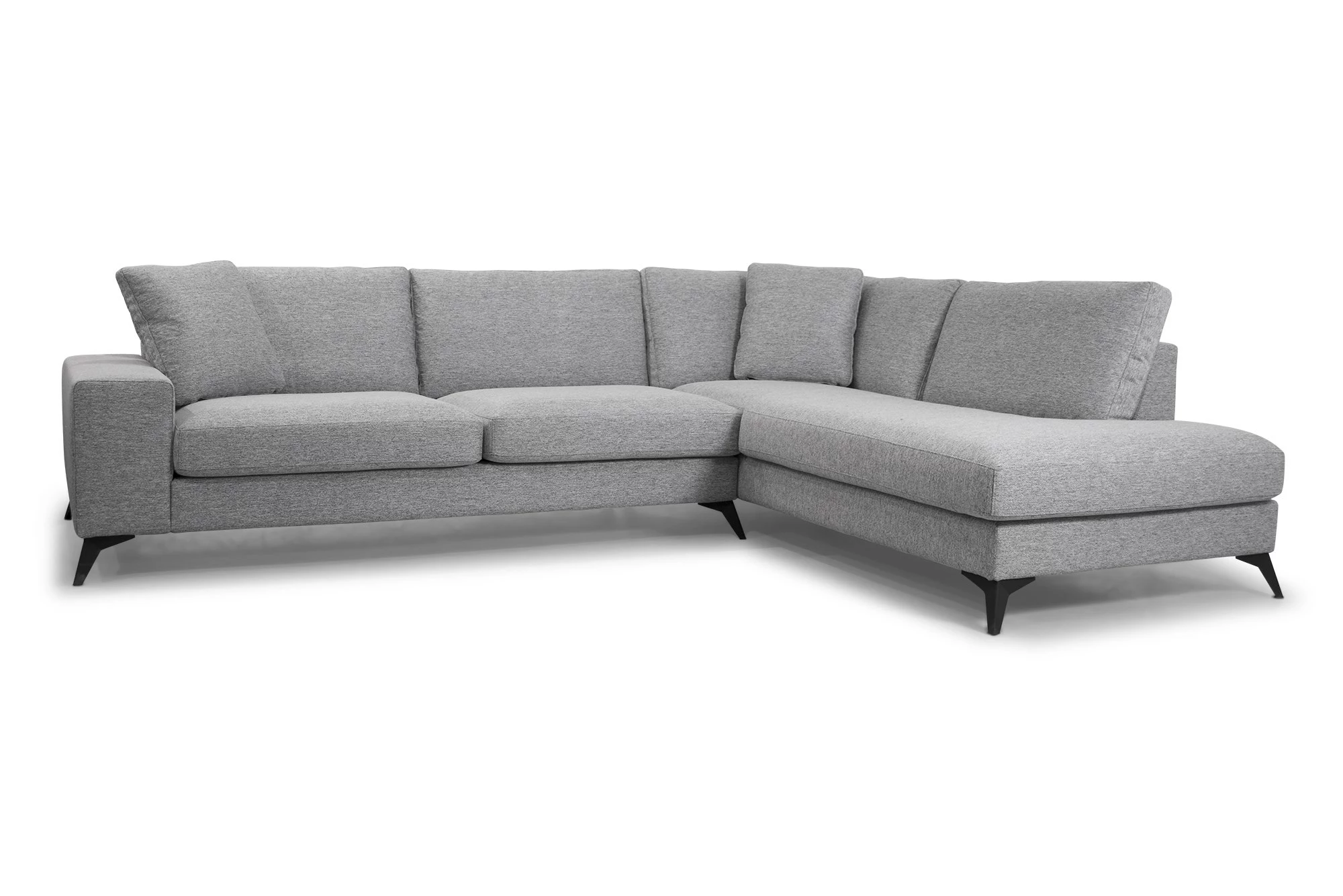 Monza Open-end Sofa, Lysegrå (Højrevendt) 3 Monza Open-end Sofa, Lysegrå (Højrevendt)