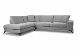 Monza Open-end Sofa, Lysegrå (Venstrevendt)