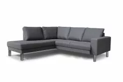 Barcelona 5 Pers. Hjørnesofa, Antracit (Venstrevendt)