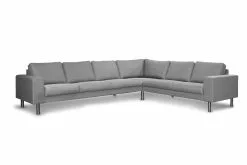 Barcelona 6. Pers. Hjørnesofa, Grå (Vendbar)