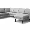 Boston U-formet Hjørnesofa, Grå (Venstrevendt) -Sofaer Butik 26343