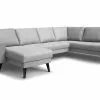 Boston U-formet Hjørnesofa, Grå (Højrevendt) -Sofaer Butik 26344