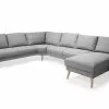 New York Xl U-formet Hjørnesofa, Lysegrå (Vendbar) -Sofaer Butik 26498