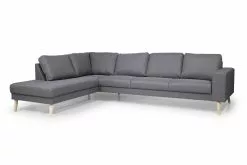 New York Open-end Hjørnesofa, Grå (Venstrevendt)