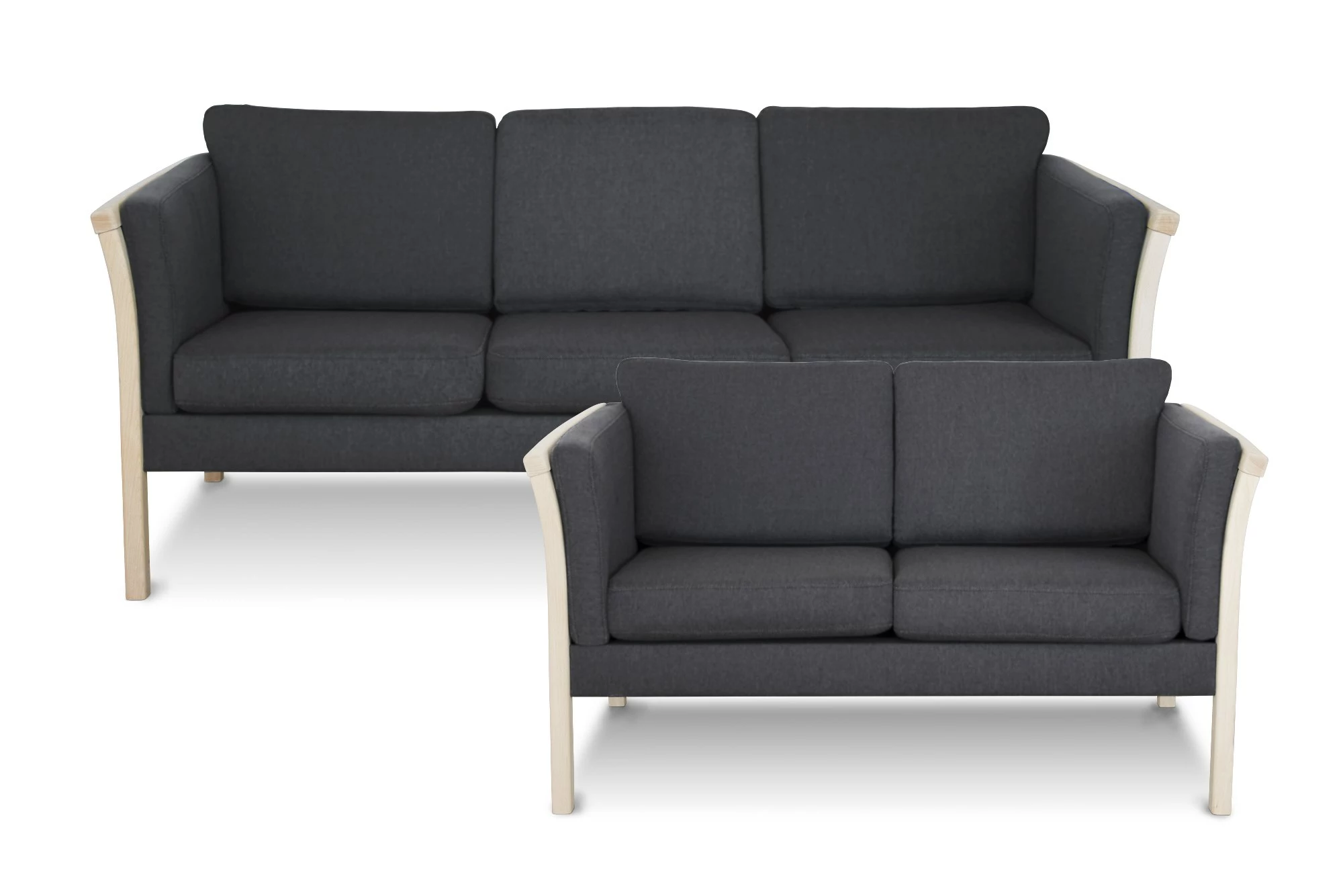 Oxford 2+3 Pers. Sofa, Antracit 3 Oxford 2+3 Pers. Sofa, Antracit