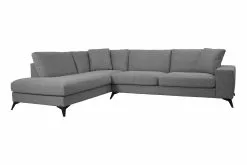 Monza Open-end Sofa, Grå (Venstrevendt)