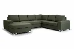 Allington Hjørnesofa M. Chaiselong, Grøn (Venstrevendt)