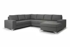 Allington Hjørnesofa M. Chaiselong, Antracit (Højrevendt)