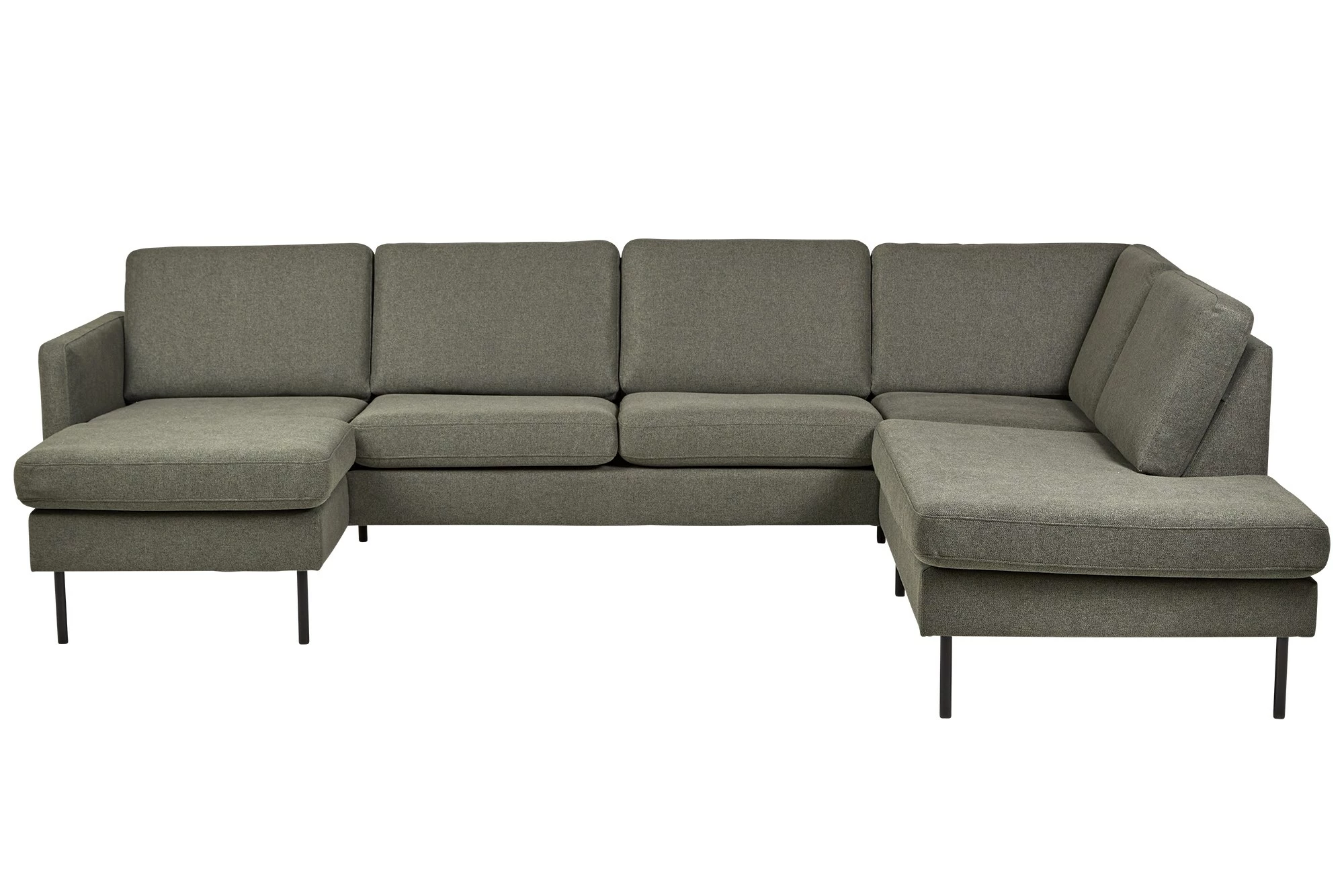 Ross U-formet Hjørnesofa, Grågrøn (Højrevendt) 3 Ross U-formet Hjørnesofa, Grågrøn (Højrevendt)