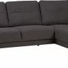 Luna Open-end Hjørnesofa, Grå (Højrevendt) -Sofaer Butik 30699