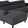 Dora Sofa M. Chaiselong, Antracit (Venstrevendt) -Sofaer Butik 31137