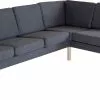 Oxford Hjørnesofa M. Open-end, Antracit (Højrevendt) -Sofaer Butik 31168