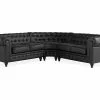 Chesterfield Luksus Hjørnesofa, Sort 1 Chesterfield Luksus Hjørnesofa, Sort -Sofaer Butik 90001005360