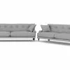 Andrew Sofagruppe (3 Pers Sofa Og 2 Pers Sofa), Lysegrå -Sofaer Butik 90001006525