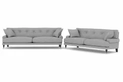 Andrew Sofagruppe (3 Pers Sofa Og 2 Pers Sofa), Lysegrå