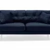 Andrew 2 Pers. Sofa, Blå Velour M. Ben I Krom -Sofaer Butik 90001006566