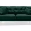 Andrew 2 Pers. Sofa, Mørkegrøn Velour -Sofaer Butik 90001006577