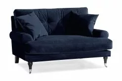 Andrew Loveseat, Blå Velour