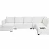 Auckland U-sofa, Hvid (Højrevendt) 1 Auckland U-sofa, Hvid (Højrevendt) -Sofaer Butik 90001152613