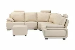 Huttonell Hjørnesofa, Beige (Venstrevendt)