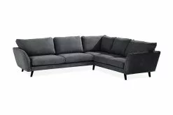 Trend Lyx Hjørnesofa, Mørkegrå (Venstrevendt)