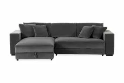 Belvoir Sovesofa M. Chaiselong, Lysegrå (Venstrevendt)