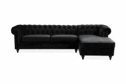 Callahan Hjørnesofa, Sort