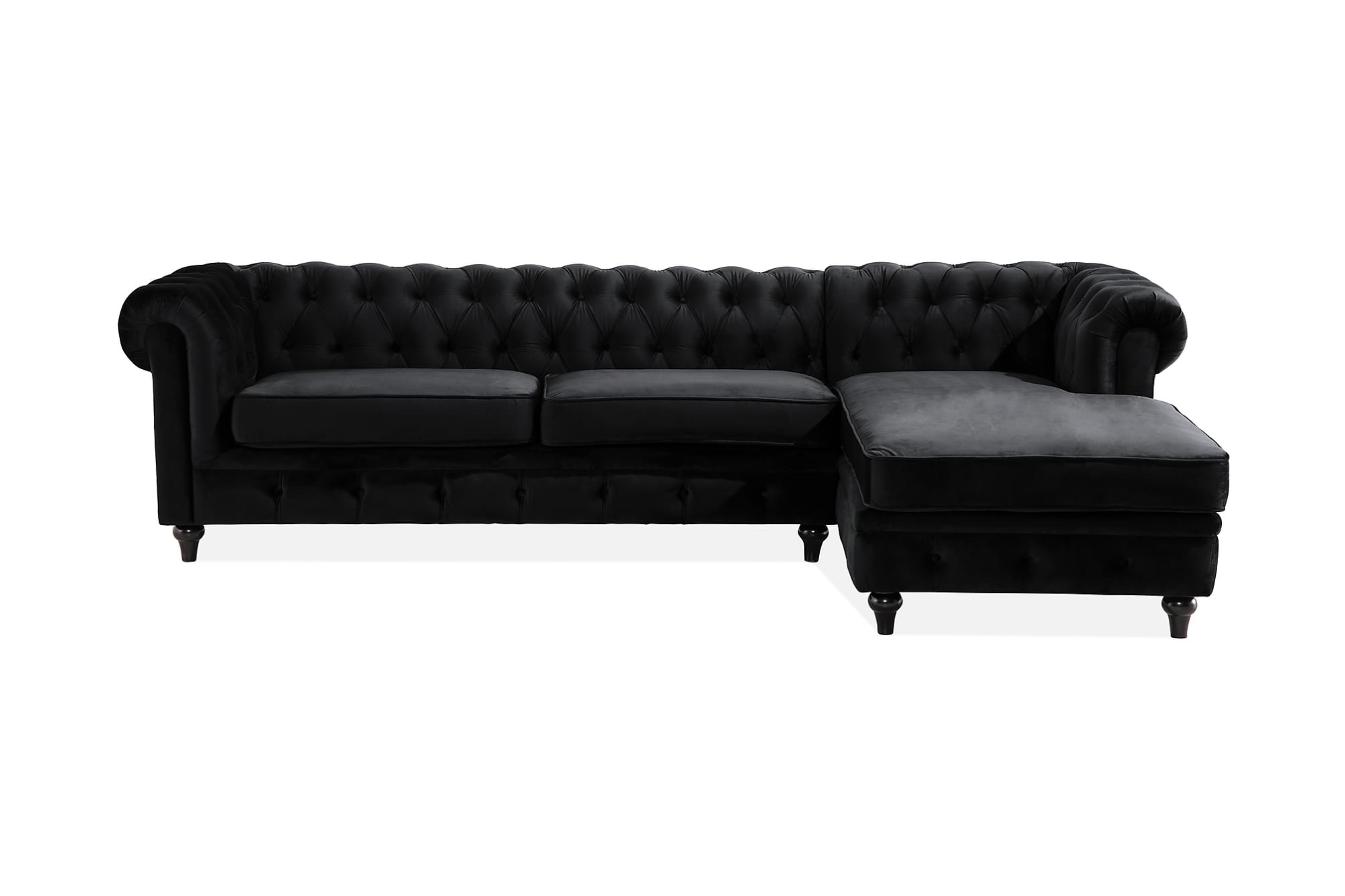 Callahan Hjørnesofa, Sort 3 Callahan Hjørnesofa, Sort