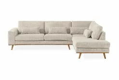 Copenhagen 2,5 Pers. Sofa M. Openend, Beige (Højrevendt)