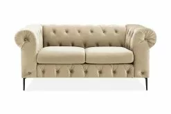 Shantay 2 Pers. Sofa, Beige Velour
