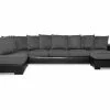 Ocean U-sofa M. Chaiselong, Grå (Venstrevendt) -Sofaer Butik 9000122915