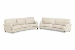 Howard Lyx Sofagruppe (4 Pers + 3 Pers. Sofa), Beige