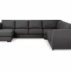 Optus Hjørnesofa M. Chaiselong, Mørkegrå (Vendbar) -Sofaer Butik 9000505236