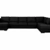 Optus U-sofa M. Chaiselong, Sort (Højrevendt) -Sofaer Butik 9000505266
