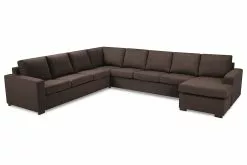 Crazy Hjørnesofa Xl M. Chaiselong, Brun (Vendbar)