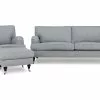 Howard Classic Sofagruppe (3,5 Pers. Sofa, Lænestol Og Puf), Grå -Sofaer Butik 9000535428