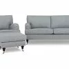 Howard Classic Sofagruppe (3 Pers. Sofa, Lænestol Og Puf), Grå