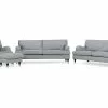 Howard Classic Sofagruppe (3,5+3 Pers. Sofa, Lænestol Og Puf), Grå 2 Howard Classic Sofagruppe (3,5+3 Pers. Sofa, Lænestol Og Puf), Grå -Sofaer Butik 9000535433