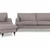 Howard Classic Sofagruppe (3,5 Pers. Sofa, Lænestol Og Puf), Lysebrun 2 Howard Classic Sofagruppe (3,5 Pers. Sofa, Lænestol Og Puf), Lysebrun -Sofaer Butik 9000538368
