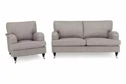 Howard Classic Sofagruppe (3 Pers. Sofa Og Lænestol), Beige