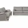 Howard Classic Sofagruppe (3 Pers + 2 Pers. Sofa), Gråbrun -Sofaer Butik 9000538377