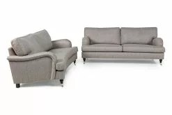 Howard Classic Sofagruppe (3 Pers + 2 Pers. Sofa), Gråbrun