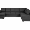 Crazy U-sofa Xl, Mørkegrå (Højrevendt) -Sofaer Butik 9000545508