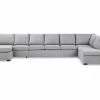 Crazy U-sofa Xxl, Lysegrå (Højrevendt) -Sofaer Butik 9000545613