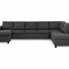 Crazy U-sofa Xl M. Chaiselong, Antracit (Højrevendt) -Sofaer Butik 9000562734